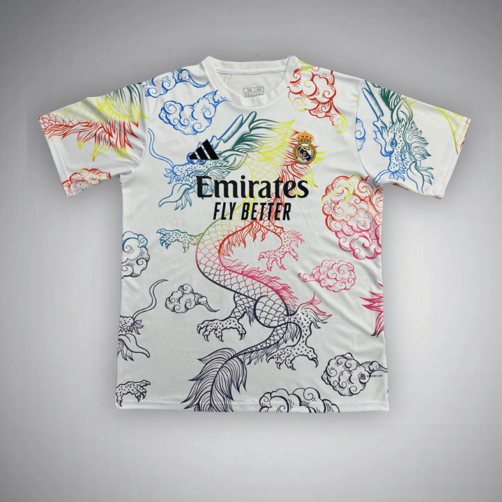 Real Madrid Rainbow Dragon Blanco-tenue