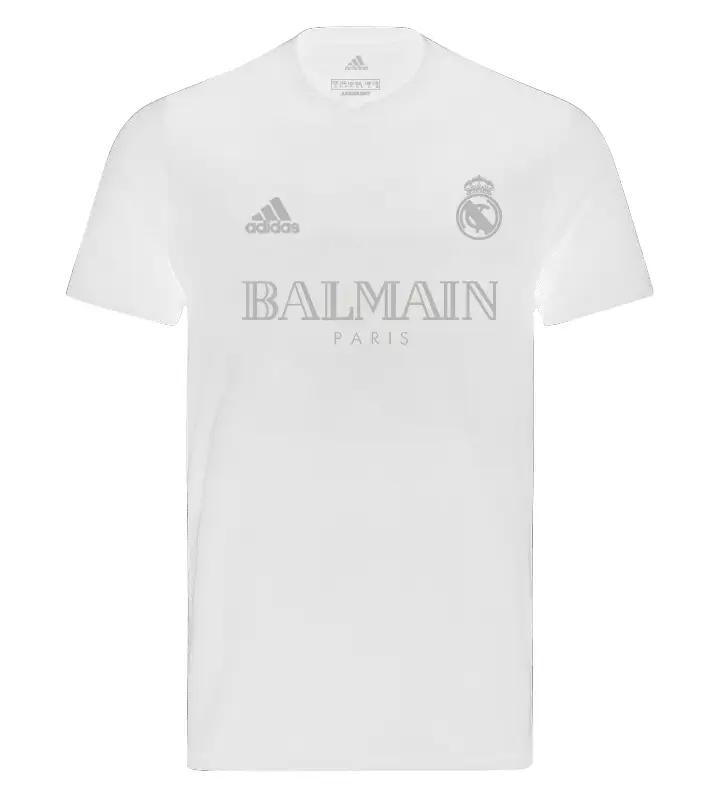 Balmain Real Madrid Shirt - Wit
