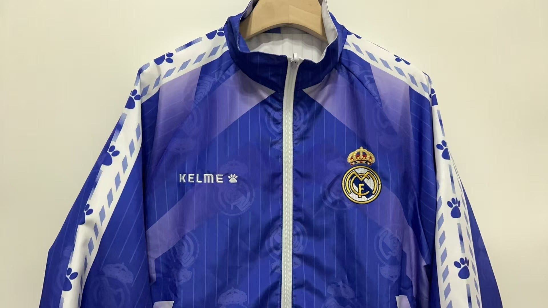 Real Madrid 1996-1997 Wendbare Retro-Jacke