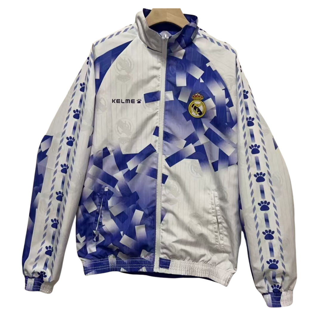 Real Madrid 1996-1997 Wendbare Retro-Jacke